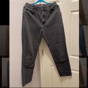 BDG Black High Waisted Mom Jeans